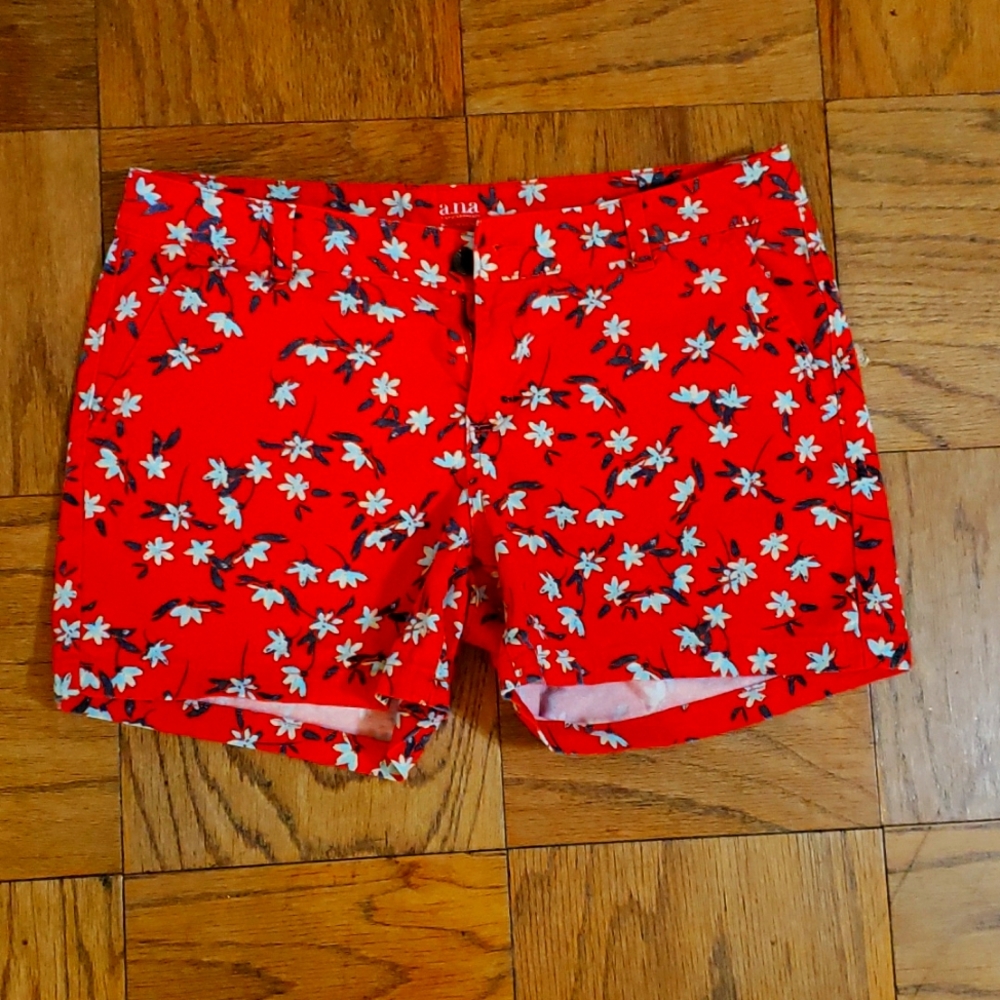 A.N.A. shorts.  Super cute print.  Size 10